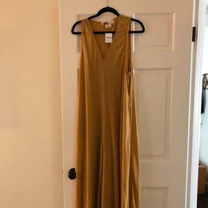 Free People Beach Fulton Jumpsuit in XS Mustard